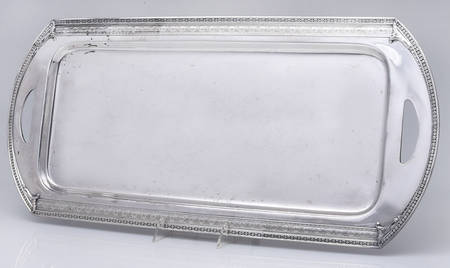 1615 (Silverplate, Hollowware) Large Silverplate Waiter Tray