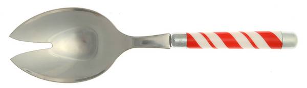 Holiday Swirl (Stainless) Salad Serving Fork with Stainless Prongs