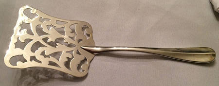 INS630 (Silverplate) Solid Asparagus Server
