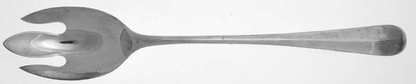 INS630 (Silverplate) Oversize Solid Salad Servng Fork
