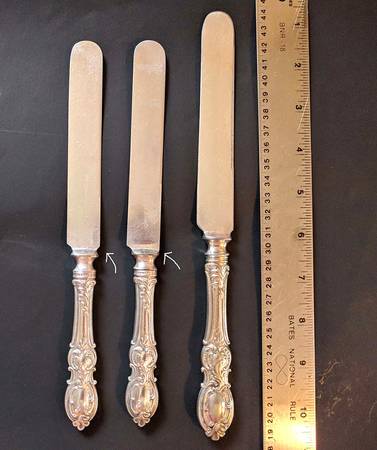 Columbian I (Silverplate) Blunt Hollow Knife with Bolster
