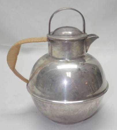 672 (Silverplate, Hollowware) Carafe Guernsey Jug (Has Stopper)