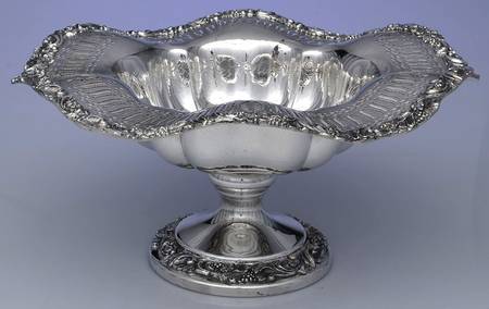 Rococo (Silverplate, Hollowware) 13" Round Footed Centerpiece