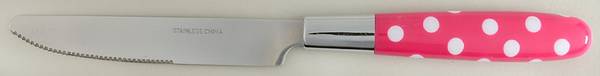 INS644-Pink (Stainless) New French Hollow Knife