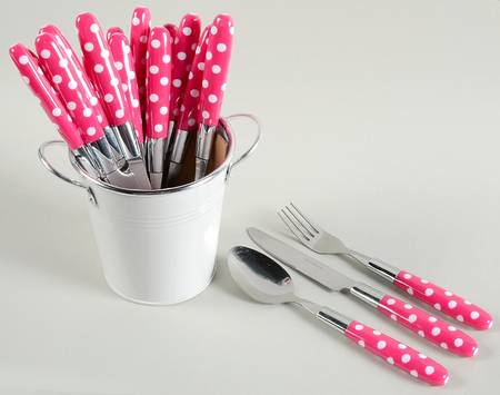 INS644-Pink (Stainless) 19 Piece Set