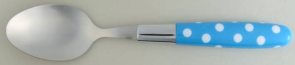 INS644-Blue (Stainless) Place/Oval Soup Spoon