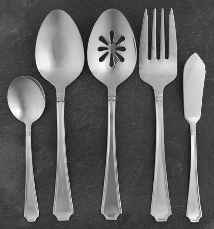 Carleigh (Stainless) 5 Piece Hostess Set