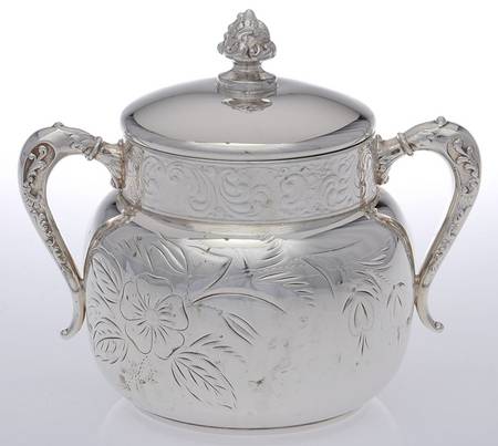 1211 (Silverplate, Hollowware) Sugar Bowl & Lid