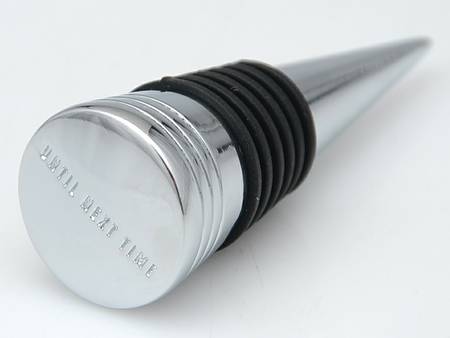 Giftware (Metal, Hollowware) Wine Stopper