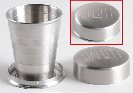 Giftware (Metal, Hollowware) Travel Cup with Case