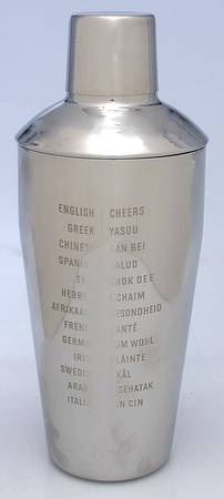 Giftware (Metal, Hollowware) Cocktail Shaker