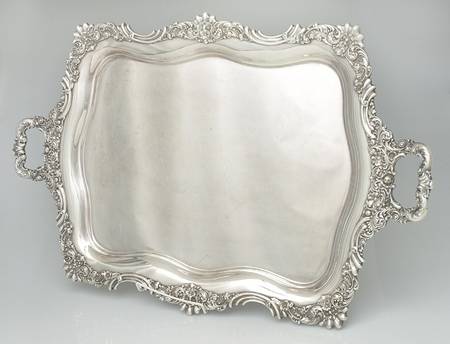 750A (Sterling, Hollowware) Large Waiter Tray