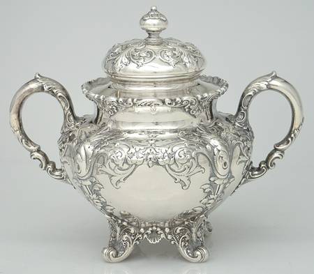 750A (Sterling, Hollowware) Sugar Bowl & Lid