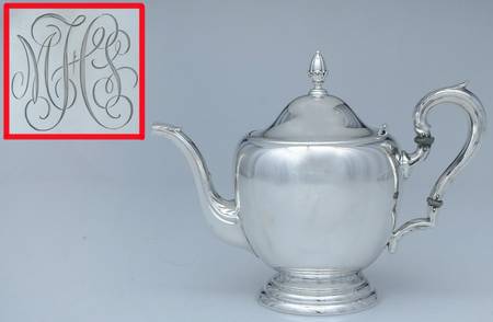 C344 (Sterling, Hollowware) Teapot