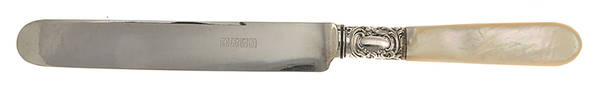 Pearl Handle Flatware 12 (Strlg) Pearl Handle Breakfast Knife