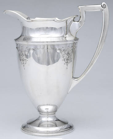 5334 (Silverplate, Hollowware) Silverplate Water Pitcher