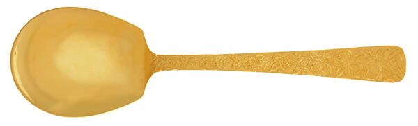 Cellini Romanesque (Gold Electroplate) Solid Smooth Casserole Spoon