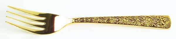 Cellini Romanesque (Gold Electroplate) Individual Salad Fork