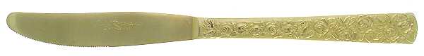 Cellini Romanesque (Gold Electroplate) Modern Solid Knife