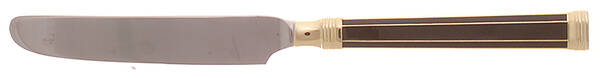 Golden Imperial-Black (Gold Electroplate) New French Solid Knife