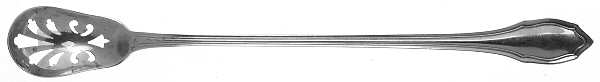 Blenheim (Sterling, 1906) Pierced Bowl Long Handle Olive Spoon
