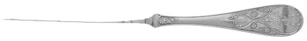 Patrician (Sterling, 1880) Flat Twisted Handle Master Butter Knife