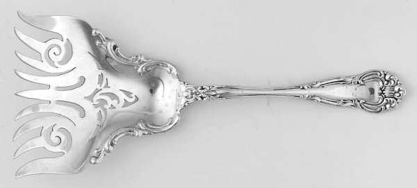 Angelo (Sterling, 1910) Large Solid Tined Sardine Serving Fork