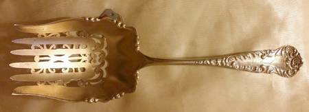 Argo (Sterling, 1892) Large Solid Tined Sardine Serving Fork