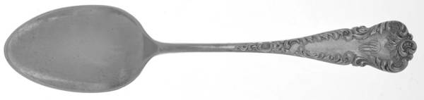 Argo (Sterling, 1892) Monogrammed Oval Dessert/Soup Spoon