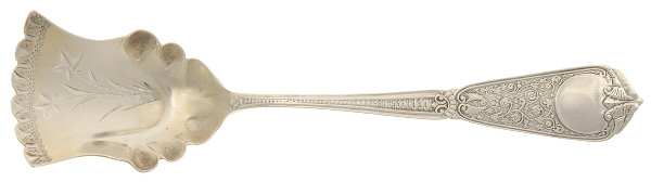 Webster (Sterling, 1882) Sugar Shovel, Bright Cut