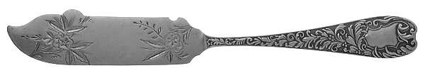 Aeolian (Sterling, 1882) Flat Handle Bright Cut Master Butter