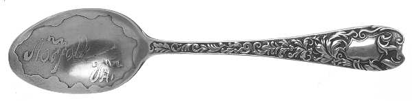 Aeolian (Sterling, 1882) Souvenir Spoon (Teaspoon)