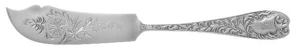 Aeolian (Sterling, 1882) Flat Handle Bright Cut Master Butter