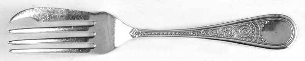 Coronet (Sterling, 1879) Large Individual Solid Fish/Salad Fork