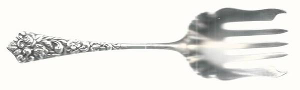 Essex (Sterling, 1889) Small Solid Cold Meat Serving Fork