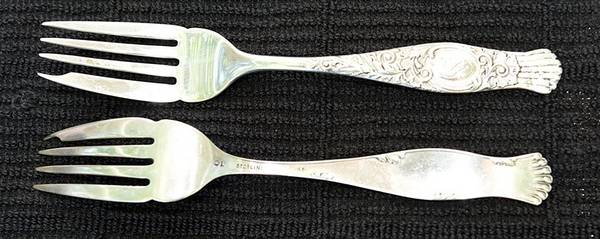 King (Sterling, 1886) Individual Salad Fork