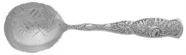 Rose (Sterling, 1881) Bright Cut Bowl Sugar Spoon