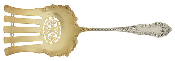 Apollo (Sterling) Large Solid Asparagus Serving Fork