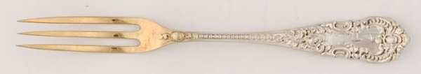 Apollo (Sterling) Monogram Strawberry Fork