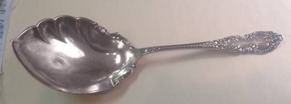 Apollo (Sterling) Vegetable Serving Spoon (Solid)