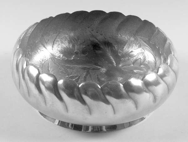 Silverplate Hollowware Footed Round Vegetable Bowl