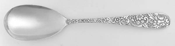 Repousse (Sterling, 1910) Solid Serving Spoon