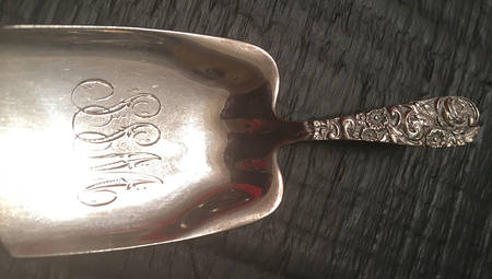 Repousse (Sterling, 1910) Tea Caddy Spoon