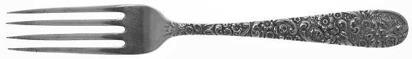 Repousse (Sterling, 1910) Youth Fork