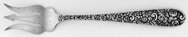 Repousse (Sterling, 1910) Medium Chipped Beef Fork
