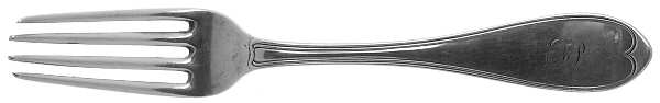 Oval Thread (Sterling) Fork