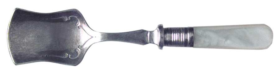 Pearl Handle (Silverplate Bolster) Solid Bon Bon Spoon