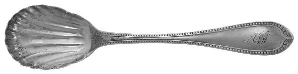 Bead (Sterling, 1850) Coin Large Jelly Spoon