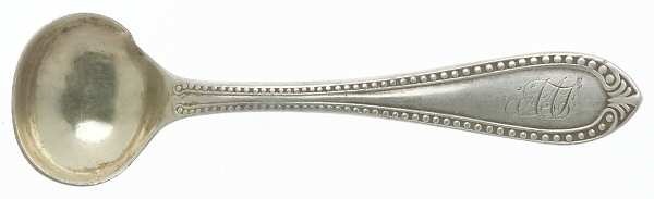Bead (Sterling, 1850) Coin Salt Master Spoon