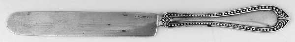 Bead (Sterling, 1850) Solid Dessert/Tea Knife